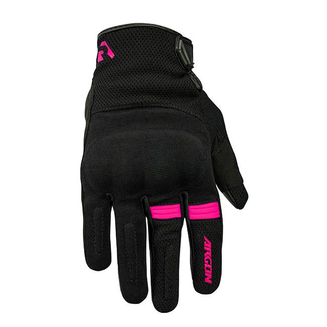 Argon Swift Motorcycle Ladies Gloves - Black/Pink/L