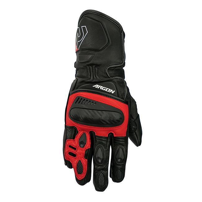 Argon Engage Motorcycle Gloves - Black/Red/M