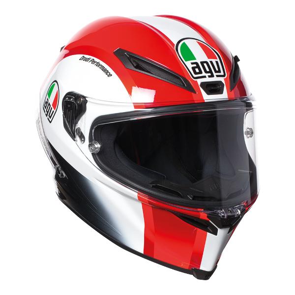 AGV Corsa R SIC58 Helmet -Black/Red/White MS