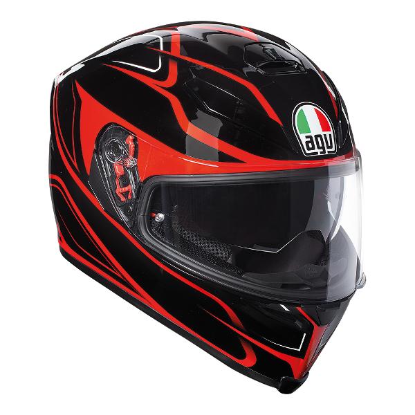 AGV K5 S Magnitude Helmet  Black/Red ML