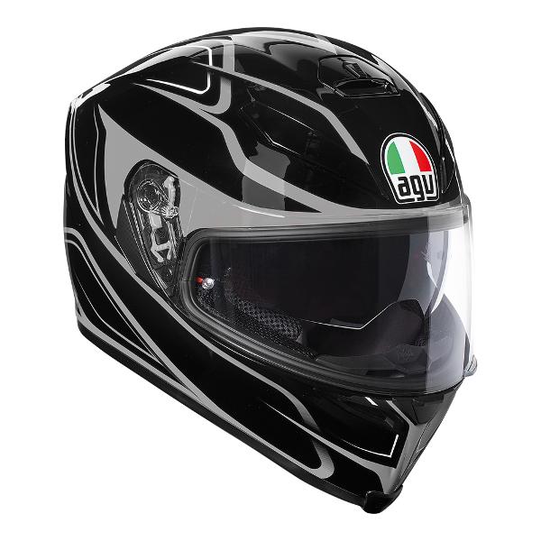 AGV K5 S Magnitude Helmet - Black/Silver XXL