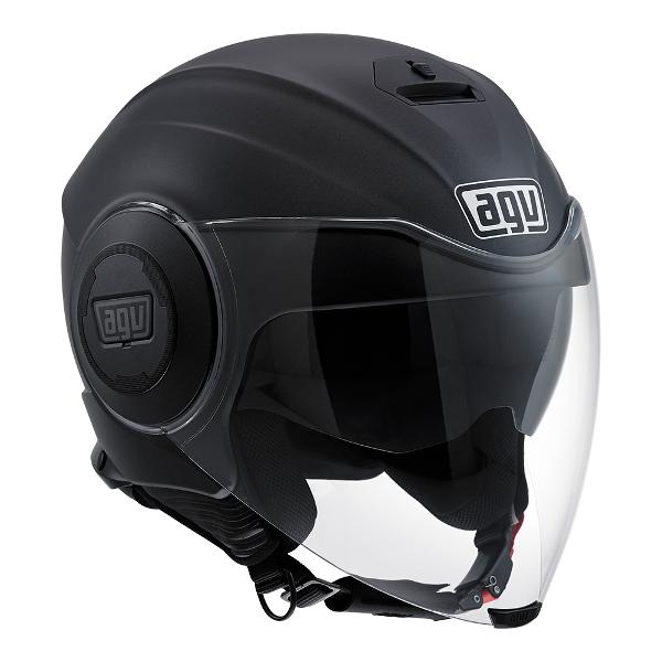 AGV Fluid Open Face Helmet - Matte Black XS