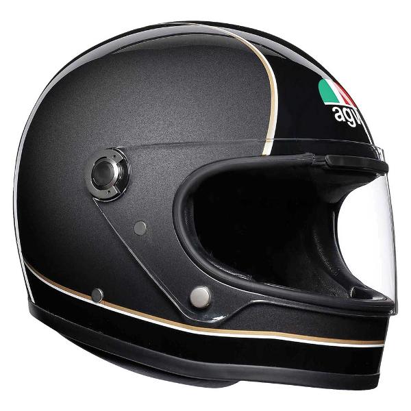 AGV X3000 Super Motorcycle Full Face Helmet - Black/Grey/Yellow S