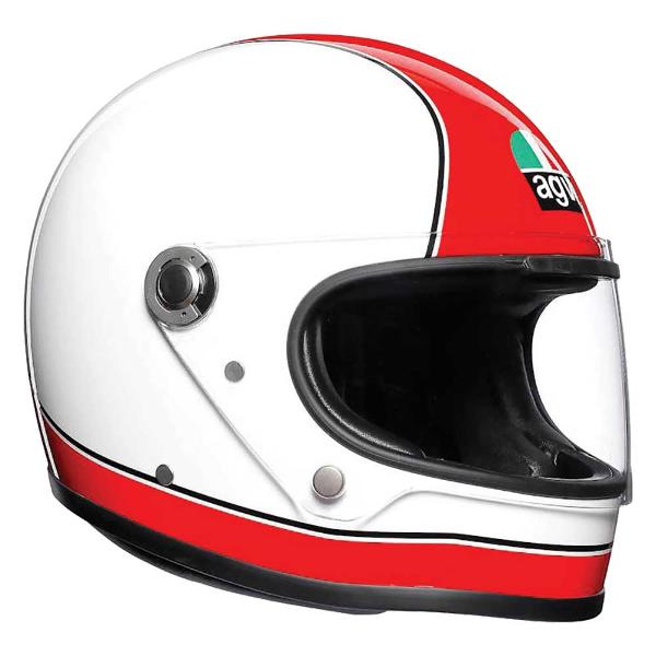 AGV X3000 Super Motorcycle Full Face Helmet - Red/White S