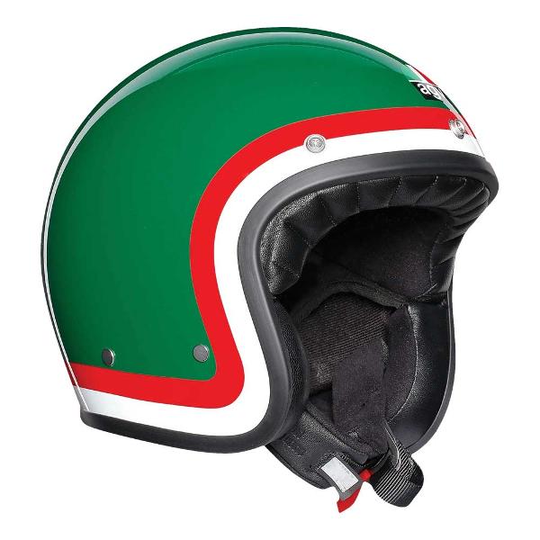 AGV X70 Pasolini Open Face Helmet - Green MS