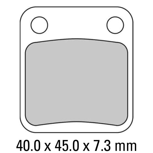 FERODO Brake Disc Pad Set FDB250SG