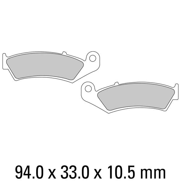 FERODO Brake Disc Pad Set FDB496P