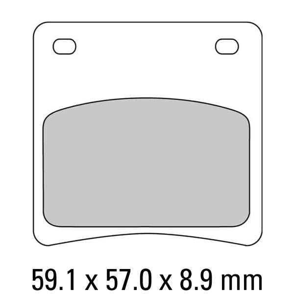 FERODO Brake Disc Pad Set FDB569P