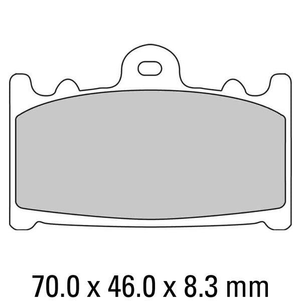 FERODO Brake Disc Pad Set FDB574CP211