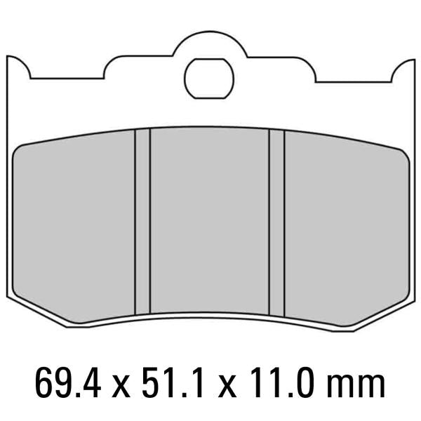 FERODO Brake Disc Pad Set FDB2041P