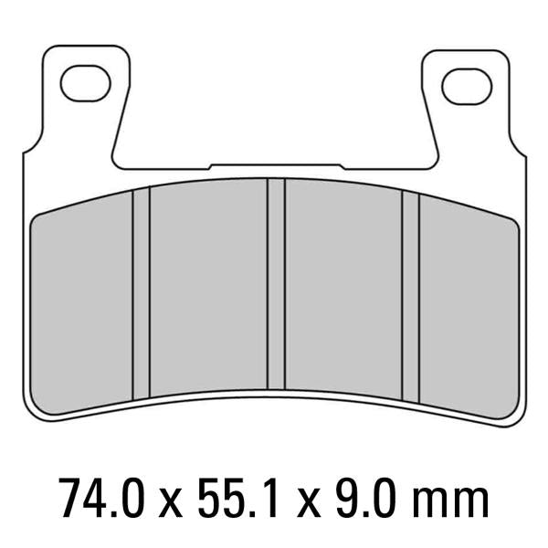 FERODO Brake Disc Pad Set FDB2079EF