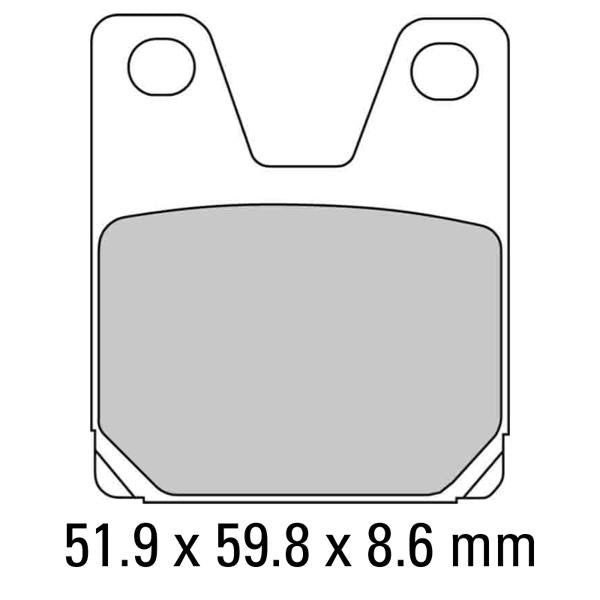 FERODO Brake Disc Pad Set FDB2084P
