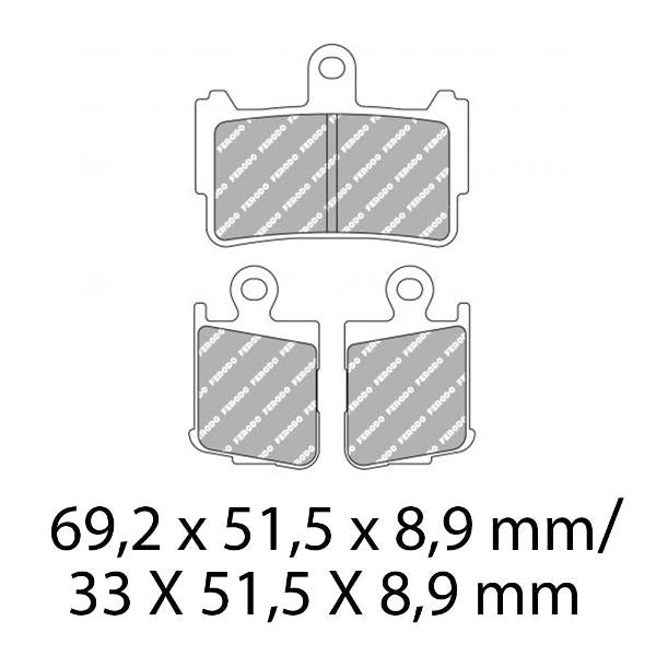FERODO Brake Disc Pad Set FDB2259ST