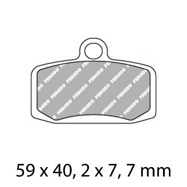 FERODO Brake Disc Pad Set FDB2262SG