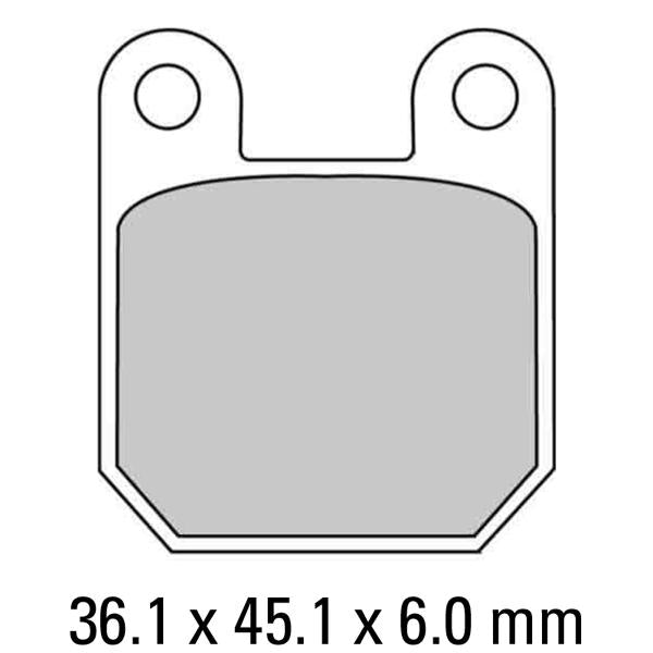 FERODO Brake Disc Pad Set FRP405SG