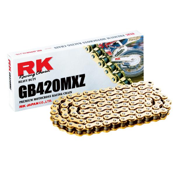RK Racing  420MXZ x 126L MX Race Chain Gold