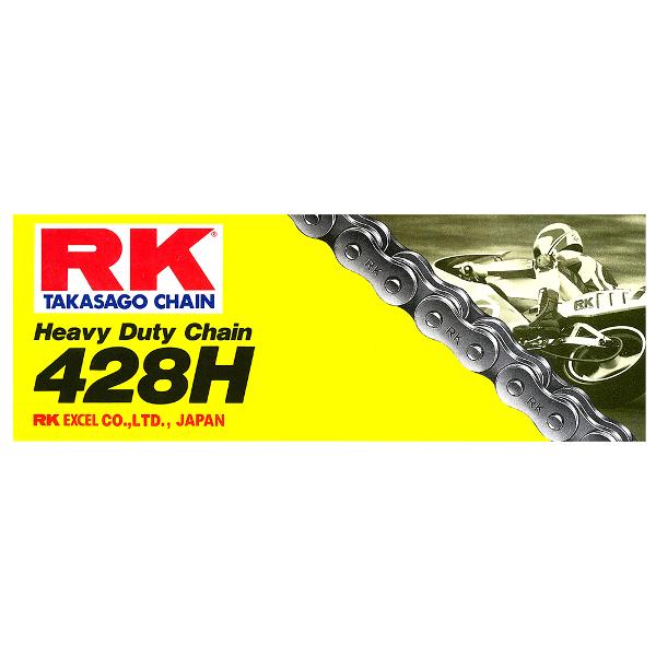 RK Racing  428H x 126L 428HSB Heavy Duty Chain