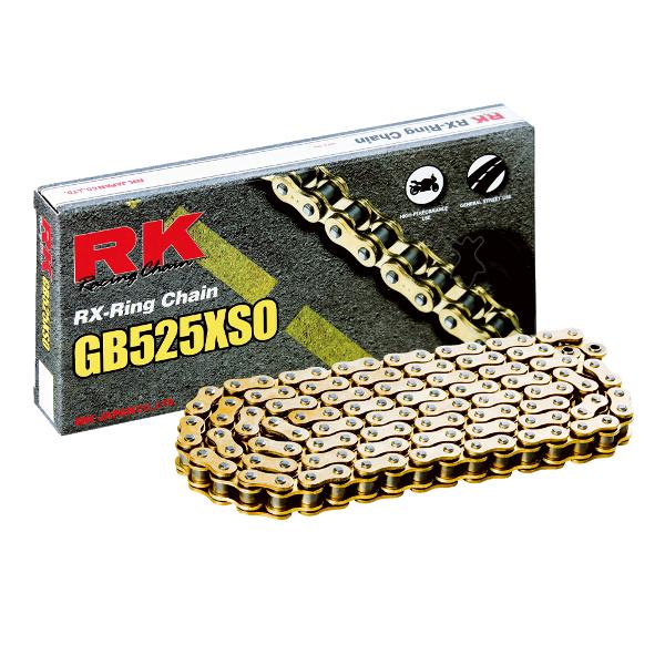 RK Racing 525XSO x 120L X Ring Chain Gold RL