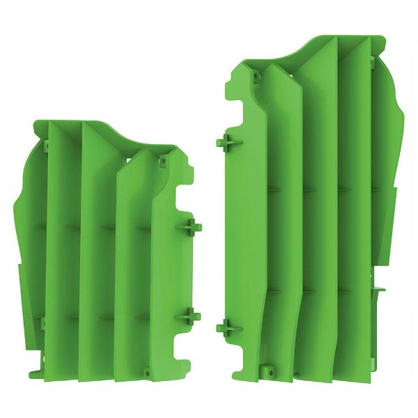 Radiator Louvers KAW KX450F 16-18 Green^