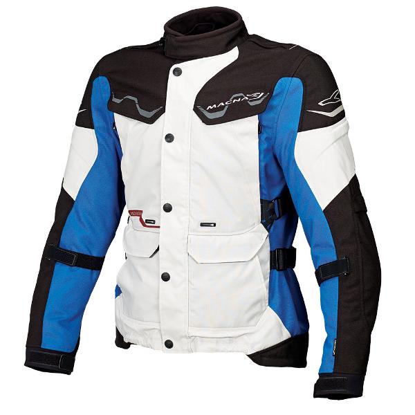 Macna Mountain Motorcycle Textile Jacket - IV/Blue/Black S