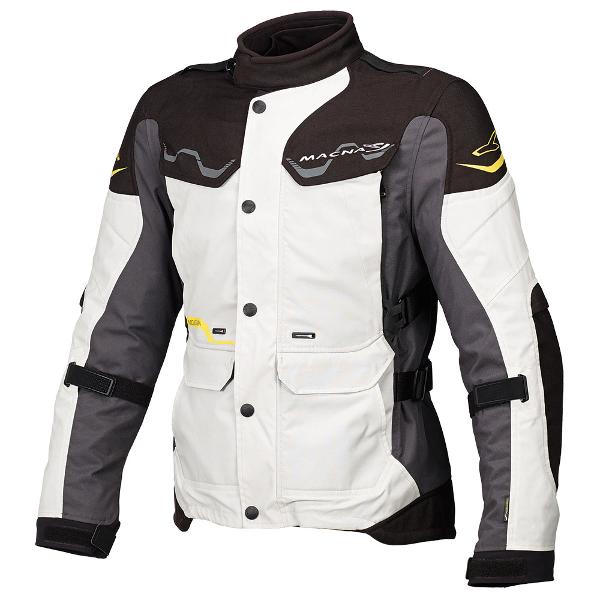 Macna Mountain Motorcycle Textile Jacket - IV/Black/ M