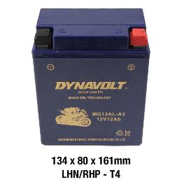 Dynavolt Gel Series Battery - MG12ALA-2/A2