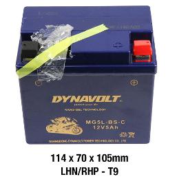 Dynavolt Gel Series Battery - MG5L-BS-C