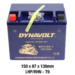 Dynavolt Gel Series Battery - MG12-BS-C