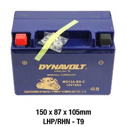 Dynavolt Gel Series Battery - MG12A-BS-C