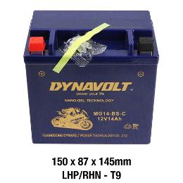 Dynavolt Gel Series Battery - MG14-BS-C