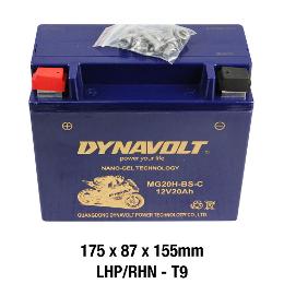Dynavolt Gel Series Battery - MG20H-BS-C