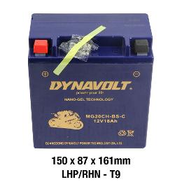 Dynavolt Gel Series Battery - MG20CH-BS-C