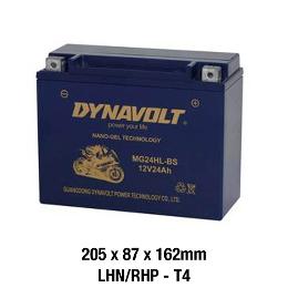 Dynavolt Gel Series Battery - MG24HL-BS