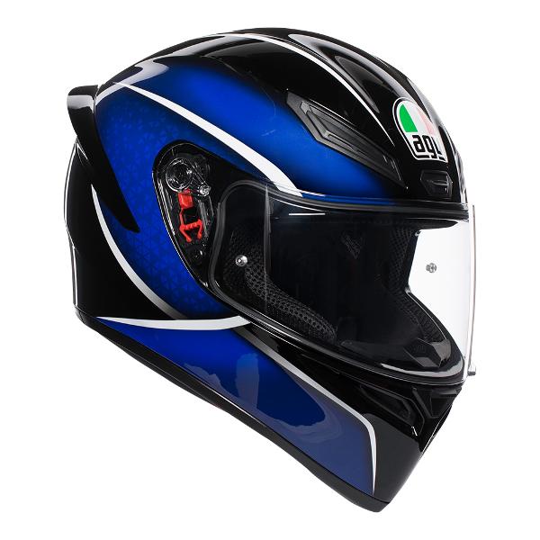 AGV K1 Qualify Helmet - Black/Blue XL