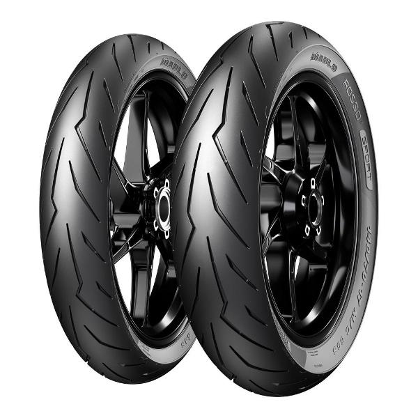 Pirelli Rosso Sport Motorcycle Tyre Rear - 140/70-17 M/C TL 66S