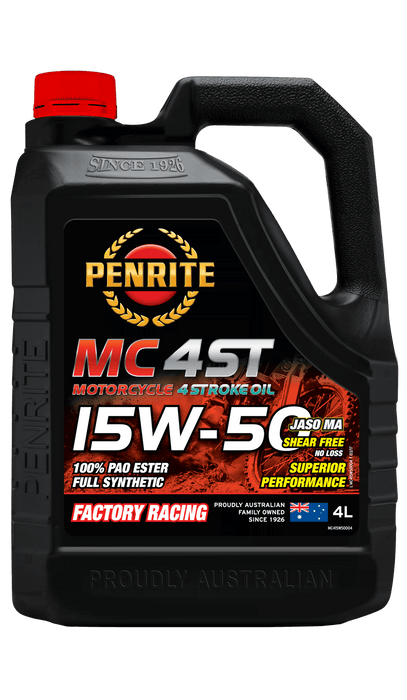 Penrite Mc-4St 15W-50 100% Pao Ester Full Synthetic 4 Ltr