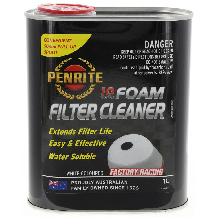 Penrite 10 Tenths Foam Filter Cleaner 1 Ltr