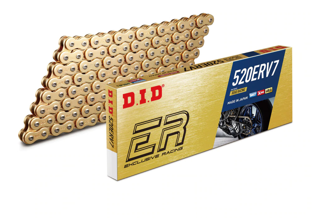 DID Chain - 520ERV7 G-120 ZB RACE X-Ring Gold