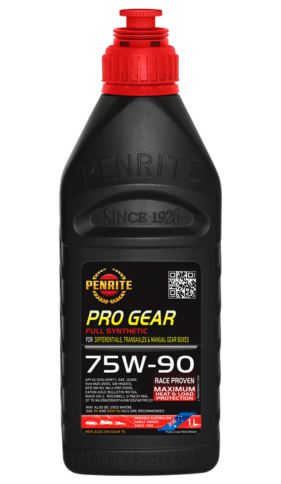 Penrite Pro Gear Oil 75W-90 Premium Full Synthetic 1 Ltr