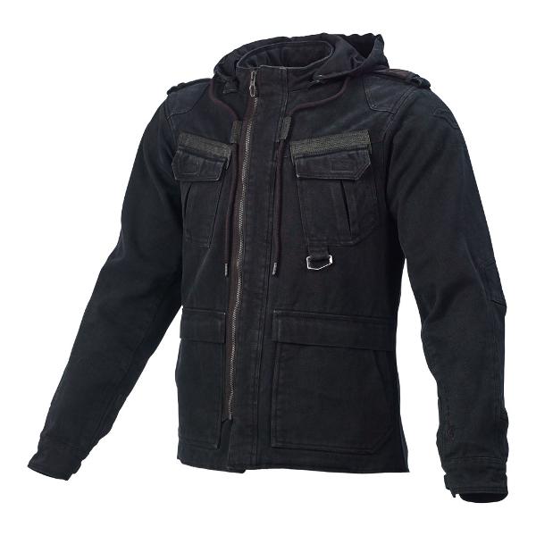 Macna Combat Motorcycle Textile Jacket - Black/ XL