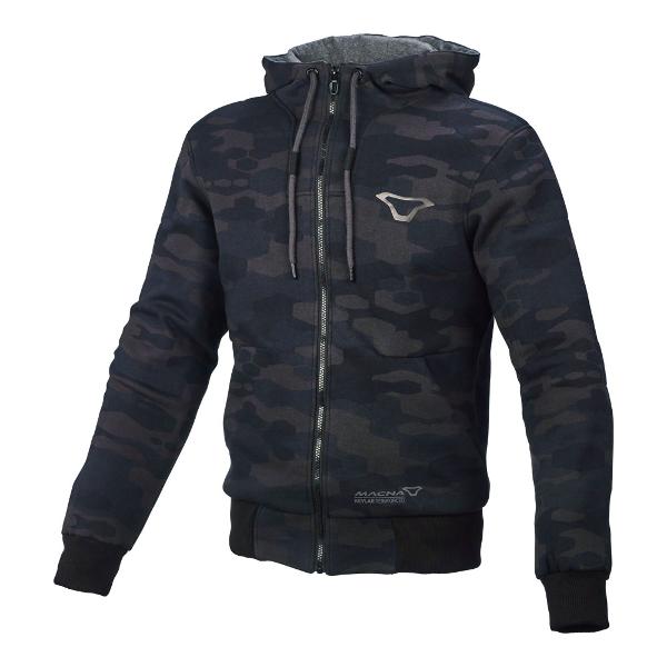 Macna Nuclone Motorcycle Textile Jacket -Black/Grey/Camo/S