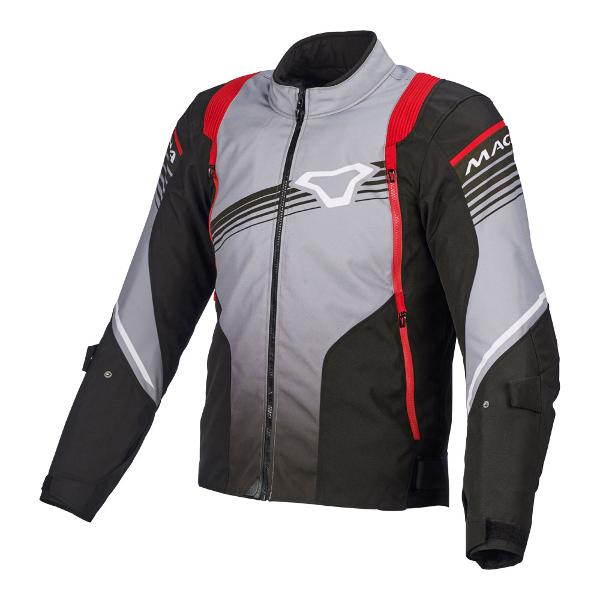 MACNA Jacket Charger Black/Grey/Red S