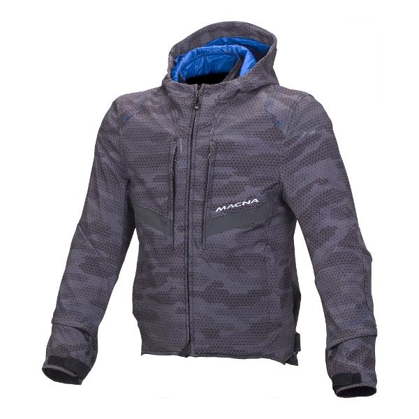 Macna Habitat Motorcycle Textile Jacket - Black/Grey/Camo/ S