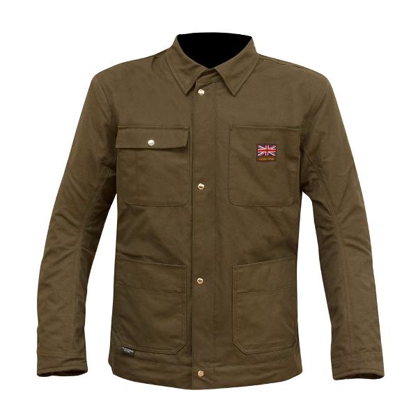 Merlin Victory Peat Motorcycle Textile Jacket - Olive/ S