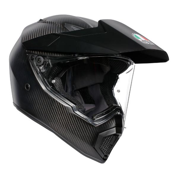 AGV AX9 Motorcycle Full Face Helmet - Matte Carbon S