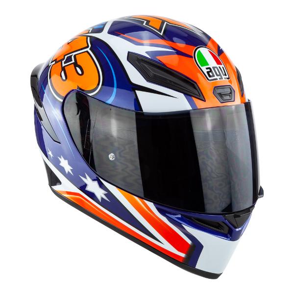 AGV K1 Miller 2015 Motorcycle Full Face Helmet -  Replica XS