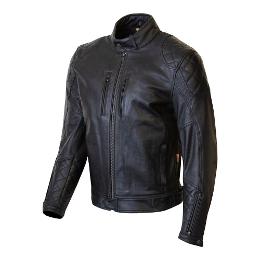 Merlin Cambrian Motorcycle Leather Jacket - Black/S