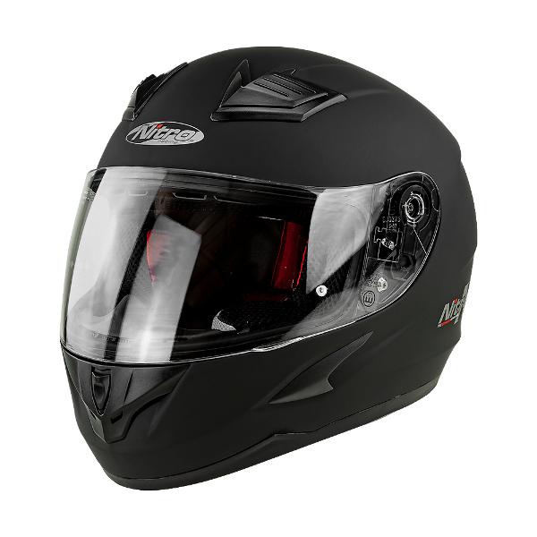 Nitro N2400 Uno Helmet Satin Black - XS
