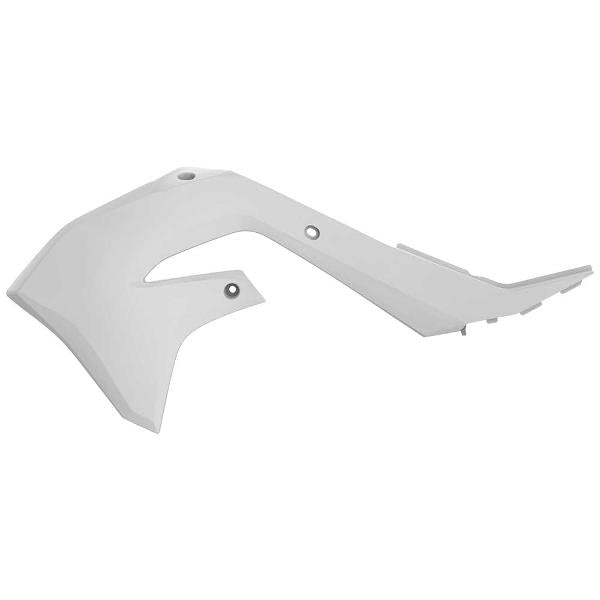 Radiator Scoops KAW KXF450 19-21 White