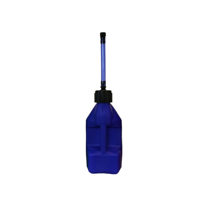 Tuff Jug - 2.7 gal/10 Liter Blue with Black Standard Cap/Blue Flexible Auto Shut Off Spout